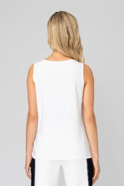 Gold, Grey, inventory, Sleeveless, Tanks, Tops, White, Yellow - August Brock Fashions