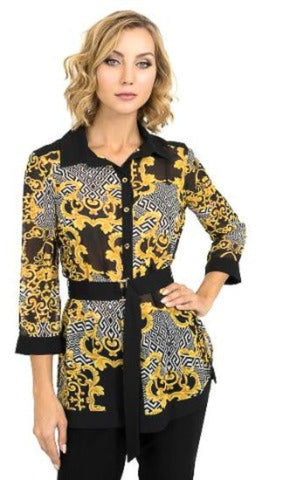 Black, Gold, inventory, Long Sleeve, Tops - August Brock Fashions