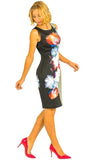 Black, Dresses, inventory, Multi-color, Print, Sleeveless - August Brock Fashions
