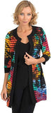 Black, Coats, Jackets, Multi-color, Print, Sets - August Brock Fashions