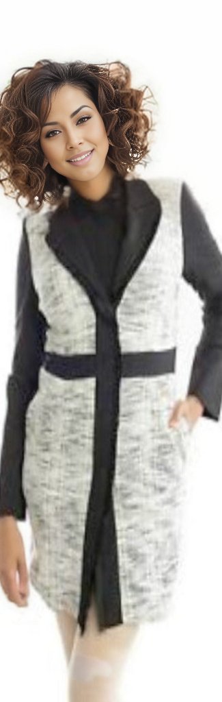 Joseph Ribkoff Black/White Print Coat 193841