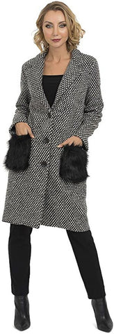 Black, Black & White, Coats, Grey, inventory, Jackets - August Brock Fashions