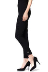 Black, Cropped, new.bc, Pants, Pearls, Sets, Slim fit, Slip-on, Straight leg, Stretch fabric - August Brock Fashions