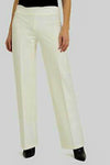 cleaning, Full leg, Ivory, new.bc, Pants, Slip-on, Stretch fabric - August Brock Fashions