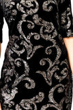 Black, Dresses, Dressy, new.bc, Print, Short Sleeve - August Brock Fashions