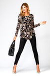Black, inventory, Long Sleeve, Multi-color, Print, Tops - August Brock Fashions