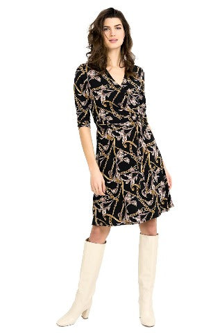 Black, Dresses, inventory, Long Sleeve, Multi-color, Print - August Brock Fashions
