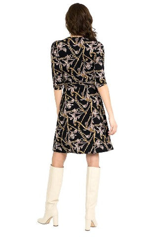 Black, Dresses, inventory, Long Sleeve, Multi-color, Print - August Brock Fashions