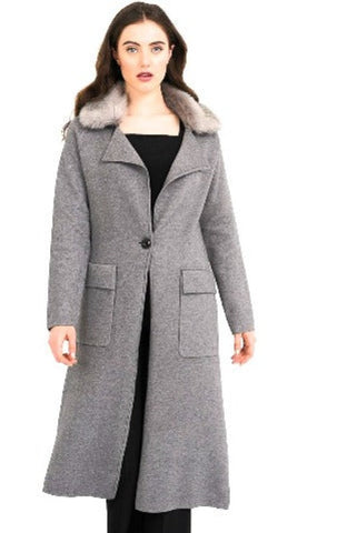 Coats, Fur, Grey, inventory, Jackets - August Brock Fashions