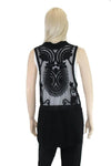 Black, inventory, Lace, Sleeveless, Vests - August Brock Fashions