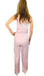 Full leg, inventory, Jumpsuits, Metallic, Pink, Sleeveless - August Brock Fashions