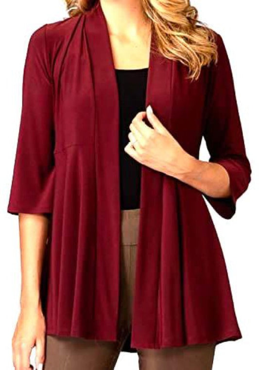 Black, Jackets, Long Sleeve, Wine - August Brock Fashions