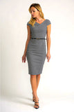 Black, Black & White, Dresses, inventory, Short Sleeve, White - August Brock Fashions