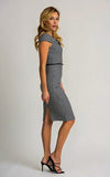 Black, Black & White, Dresses, inventory, Short Sleeve, White - August Brock Fashions