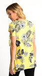 Black, inventory, Print, Short Sleeve, Tops, Yellow - August Brock Fashions