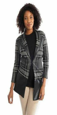 Black, Grey, Jackets, Leather, Long Sleeve, new.bc, Print - August Brock Fashions