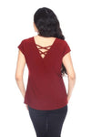 inventory, Red, Short Sleeve, Tops, Wine - August Brock Fashions