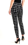 Black & White, new.bc, Pants, Print, Slim fit, Slip-on, Straight leg - August Brock Fashions