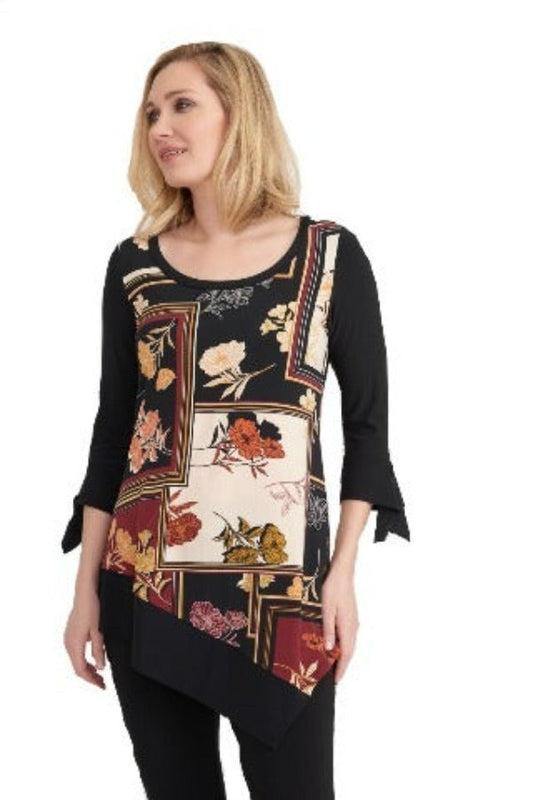 Black, inventory, Long Sleeve, Multi-color, Print, Tops - August Brock Fashions