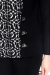 Black, Black & White, inventory, Long Sleeve, Print, Tops - August Brock Fashions