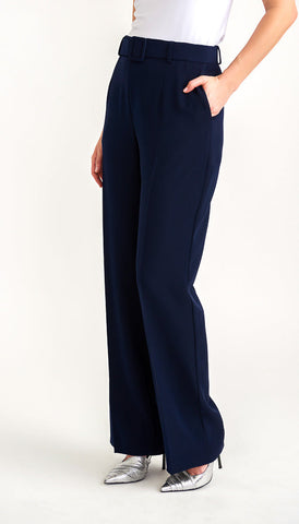 Black, Blue, Full leg, Navy, new.bc, Pants, Slip-on, Stretch fabric - August Brock Fashions