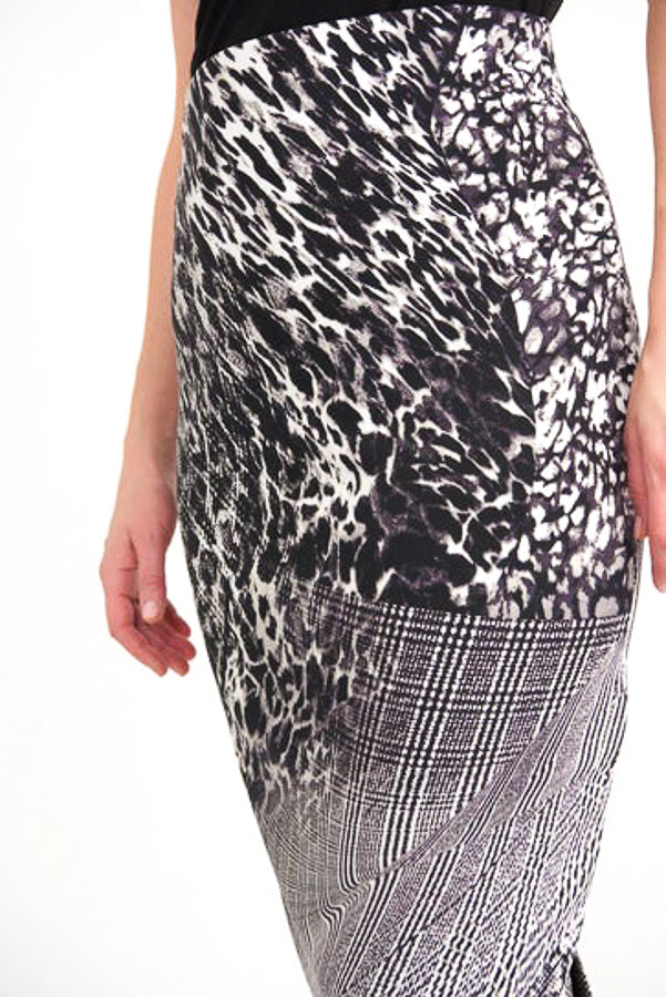 Animal print, Black, Ivory, Multi-color, New A, new.bc, Print, Sets, Skirts, Slip-on, Stretch fabric - August Brock Fashions
