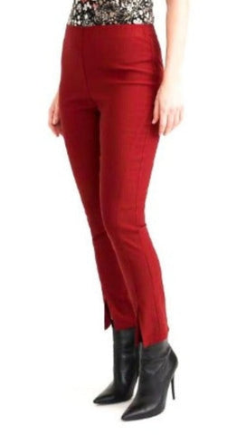 Cropped, new.bc, Pants, Red, Slim fit, Slip-on, Straight leg - August Brock Fashions