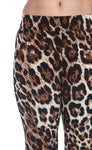 Joseph Ribkoff 203667 Brown/Multi-Color Animal Print Slip-On Pants