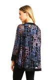 Black, Jackets, Long Sleeve, Multi-color, New A, new.bc, Print, Purple, Sheer - August Brock Fashions