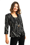 Black, Gold, Ivory, Jackets, Long Sleeve, new.bc, Print - August Brock Fashions