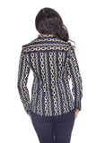 Black, inventory, Long Sleeve, Print, Tan, Tops - August Brock Fashions
