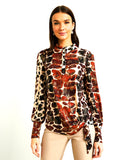 Animal print, Black, Brown, Ivory, Long Sleeve, New A, new.bc, Tan, Tops - August Brock Fashions