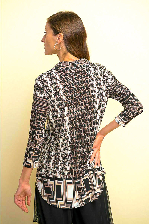 Ivory, Long Sleeve, Multi-color, New A, new.bc, Print, Tops - August Brock Fashions