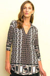 Ivory, Long Sleeve, Multi-color, New A, new.bc, Print, Tops - August Brock Fashions
