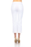new.bc, Pants, Slip-on, Straight leg, Stretch fabric, White - August Brock Fashions