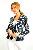 Animal print, Black, inventory, Ivory, Jackets, Long Sleeve, New A, new.bc, Print - August Brock Fashions