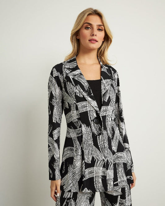 Black, Black & White, Jackets, Long Sleeve, New A, new.bc, Print, White - August Brock Fashions