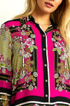 Black, Long Sleeve, Multi-color, New A, new.bc, Pink, Print, Tops - August Brock Fashions