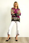 Black, Long Sleeve, Multi-color, New A, new.bc, Pink, Print, Tops - August Brock Fashions