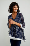 Blue, inventory, Ivory, Long Sleeve, Navy, New A, Print, Sheer, Tops - August Brock Fashions