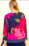 inventory, Long Sleeve, Multi-color, new.bc, Pink, Polka dots, Print, Sheer, Tops - August Brock Fashions