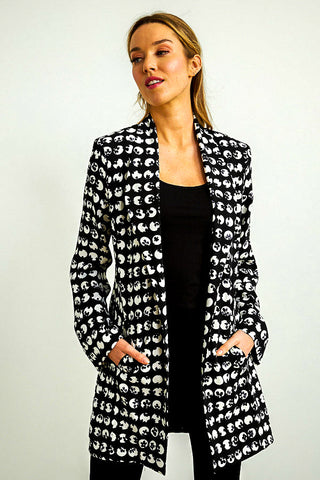 Black, Black & White, Jackets, Long Sleeve, New A, new.bc, Print, Sets, White - August Brock Fashions