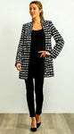 Black, Black & White, Jackets, Long Sleeve, New A, new.bc, Print, Sets, White - August Brock Fashions