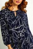 Blue, inventory, Ivory, Long Sleeve, Navy, new.bc, Print, Tops - August Brock Fashions