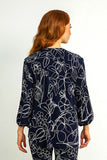 Blue, inventory, Ivory, Long Sleeve, Navy, new.bc, Print, Tops - August Brock Fashions