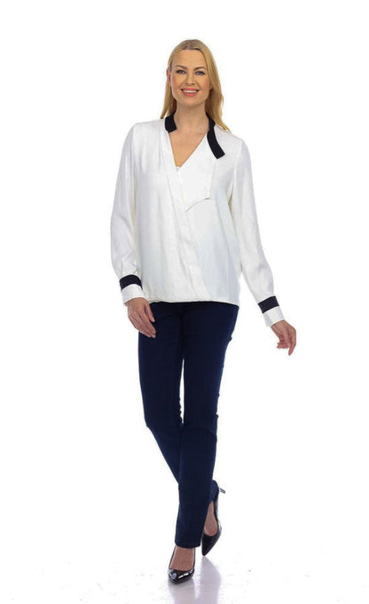 Black, inventory, Ivory, Long Sleeve, New A, new.bc, Tops - August Brock Fashions