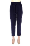 Blue, Cropped, Navy, New A, new.bc, Pants, Purple, Slip-on, Straight leg, Stretch fabric - August Brock Fashions