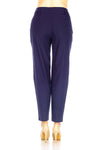 Blue, Cropped, Navy, New A, new.bc, Pants, Purple, Slip-on, Straight leg, Stretch fabric - August Brock Fashions