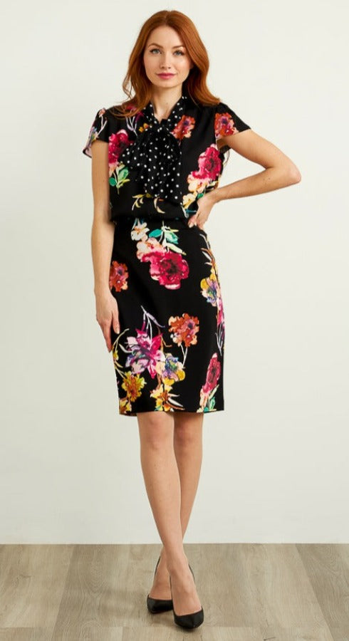 Black, inventory, Multi-color, new.bc, Polka dots, Rhinestone, Short Sleeve, Tops - August Brock Fashions
