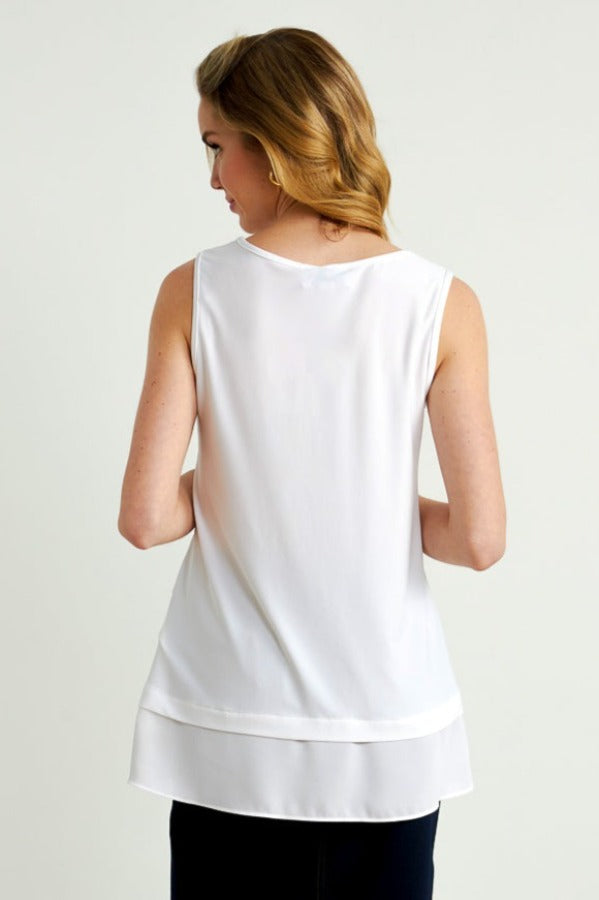cleaning, Ivory, New A, new.bc, Sheer, Sleeveless, Tops, Yellow - August Brock Fashions